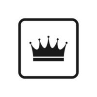 Krone Symbol, Krone Logo Vorlage vektor