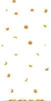 Herbst Hintergrund. fallen Blätter. Vektor Illustration. das Rahmen von das Blätter. Element zum Design Geschäft Karten, Einladungen, Geschenk Karten, Flyer und Broschüren