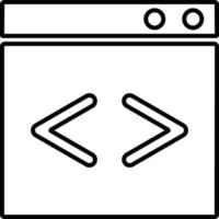 Linie Vektor Symbol Pfeile, Internet. Gliederung Vektor Symbol auf Weiß Hintergrund
