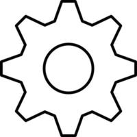 Linie Vektor Symbol Einstellungen. Gliederung Vektor Symbol auf Weiß Hintergrund