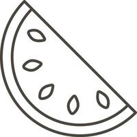vattenmelon vektor ikon. enkel element illustration från mat begrepp. vattenmelon vektor ikon. dryck begrepp vektor illustration. på vit bakgrund