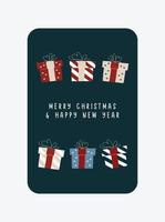 Vektor Illustration von Weihnachten Karte. geeignet zum Einladung Karte, Poster, und Hintergrund auf Weihnachten Feier