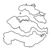 zeeland Provinz von das Niederlande. Vektor Illustration.