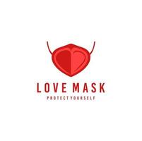 mask en medicinsk logotyp design. grymt bra modern mask logotyp. en mask medicinsk logotyp. vektor