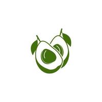 Avocado Obst Logo Vorlage. Avocado Design Vorlage Logo. Avocado Obst Logo Vorlage. Gesundheit Essen Logotyp. vektor