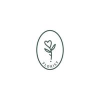 botanisch minimalistisch, feminin Logos mit organisch Pflanze Elemente. Vektor Illustration