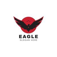 Adler-Logo-Vorlage vektor