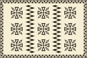 aztec kilim matta mönster. aztec kilim geometrisk retro svart och vit Färg traditionell mönster använda sig av för matta, område matta, matta, gobeläng. etnisk matta mönster använda sig av för Hem dekoration element. vektor