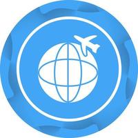 internationell flyg vektor ikon