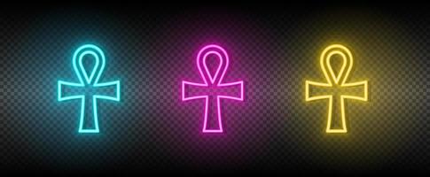 ankh Symbol Neon- Vektor Symbol