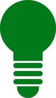 återvinna, lampa, grön ikon kan vara Begagnade för webb, mobil och infografik. vektor ikon på vit bakgrund