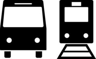 Bus, Zug, Symbol. Element von einfach Symbol zum Webseiten, Netz Design, Handy, Mobiltelefon Anwendung, Infografiken. dick Linie Symbol zum Webseite Design und Entwicklung, App Entwicklung auf Weiß Hintergrund vektor