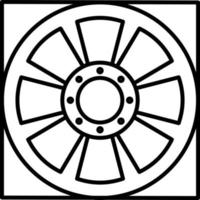 Ausrüstung, Fan, hvac Vektor Symbol auf transparent Hintergrund. Gliederung Ausrüstung, Fan, hvac Vektor Symbol
