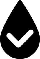 überprüfen, tropfen, wählen, Wasser Vektor Symbol. einfach Element Illustration von ui Konzept. Handy, Mobiltelefon Konzept Vektor Illustration. überprüfen, tropfen, wählen, Wasser Vektor Symbol auf Weiß Hintergrund