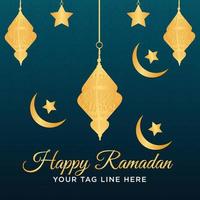 Ramadan kareem traditionell islamisch Festival religiös Banner vektor