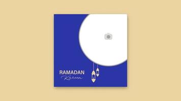 Ramadan kareem Entwürfe. islamisch Gruß Hintergrund Vorlage. Sozial Medien vektor