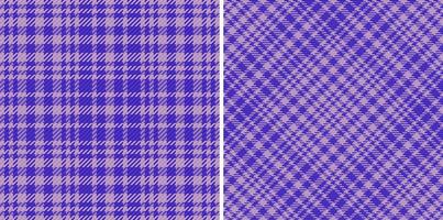 Muster prüfen Textil. Textur Plaid nahtlos. Vektor Tartan Hintergrund Stoff.