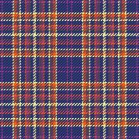 prüfen Vektor Textur. Stoff Textil- Muster. Hintergrund nahtlos Tartan Plaid.