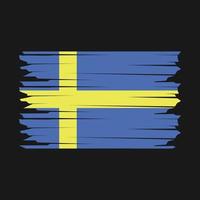 Sverige flagga illustration vektor