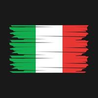 Abbildung der italienischen Flagge vektor