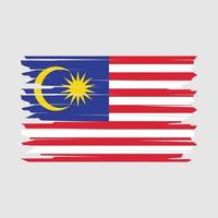 Malaysia flagga illustration vektor