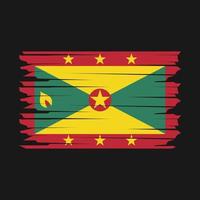 Grenada Flagge Illustration vektor