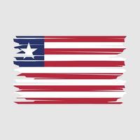 Liberia Flagge Illustration vektor