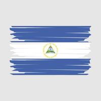 nicaragua flagga illustration vektor