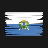 san marino flagga illustration vektor