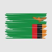 zambia flagga illustration vektor