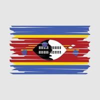 Swasiland Flagge Illustration vektor