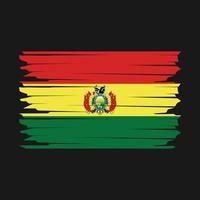 Bolivien Flagge Illustration vektor