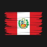 peru flagga illustration vektor