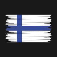 finlands flagga illustration vektor