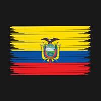 ecuador flagga illustration vektor