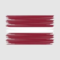 Lettland Flagge Abbildung vektor