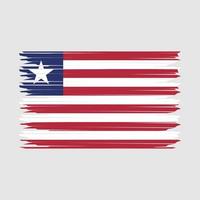 Liberia flagga illustration vektor