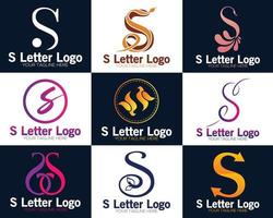 mode s brev teknologi nätverk logotyp tecken. brev s logotyp för teknologi. vektor