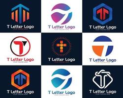 Technologie Brief t Digital Symbol Logo Vektor Grafik Elemente. t Brief Logo Initialen Design Vorlage.