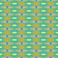 schön Hexagon multi Linie geometrisch golden Gelb abstrakt Textil- texturiert nahtlos Muster vektor