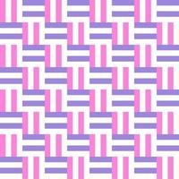 abstrakt rader väva sticka rosa violett och lila mång form på vit bakgrund för textil- och papper gåva vektor
