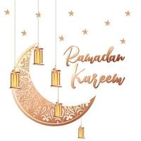 premie vektor islamic stil ramadan kareem och eid dekorativ bakgrund