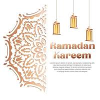 Prämie Vektor islamisch Stil Ramadan kareem und eid dekorativ Hintergrund