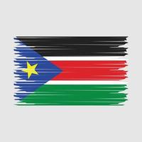 Süd Sudan Flagge Illustration vektor