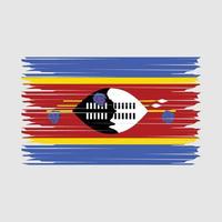 Swasiland Flagge Illustration vektor