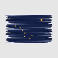 alaska flagga illustration vektor