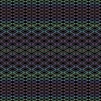 sömlös geometrisk linje mönster på svart i vektor illustration