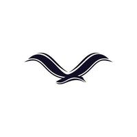 abstrakt fliegend Vogel Logo vektor