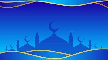 Ramadan Hintergrund von Moschee zum islamisch Design. Hintergrund zum desain Grafik Ramadan Gruß im Muslim Kultur und Islam Religion. Grafik Ressource von Ramadan Kultur vektor