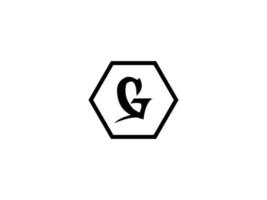Buchstabe g-Logo-Design-Vektorvorlage. vektor